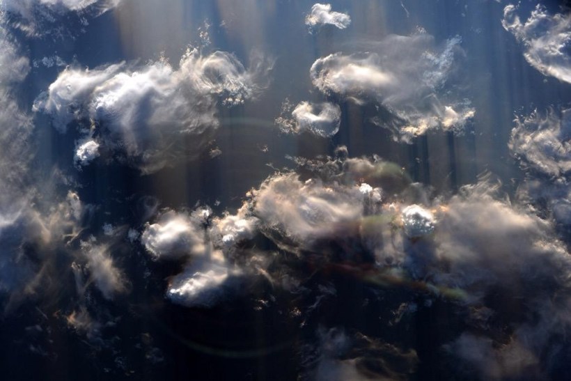 The shadows cast from these thunderstorms really are #EarthArt.