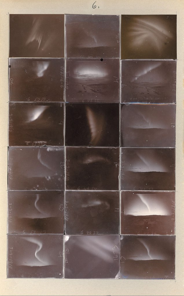 1ère expédition de Carl Störmer à Bossekop, nord de la Norvège. Nuit du 3-4 Mars 1910