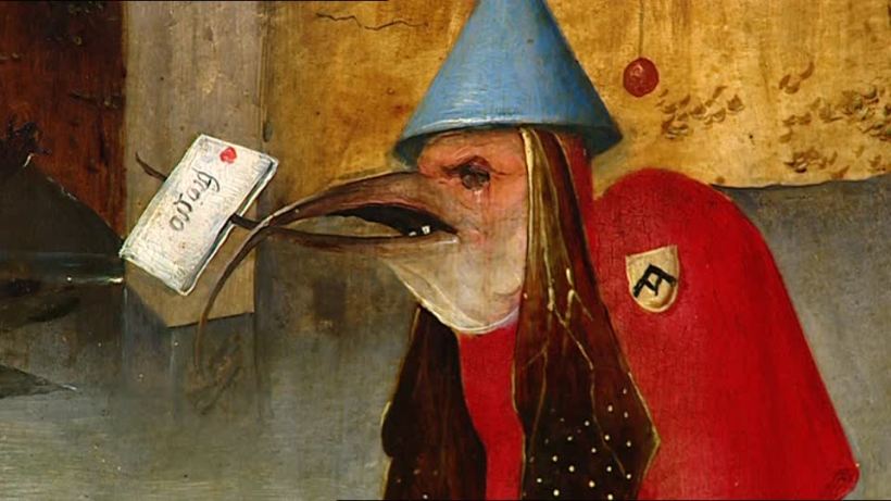 jerome bosch, détail, la tentation de saint antoine